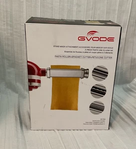 Gvode Pasta Maker Attachment for KitchenAid Mixers - Roller/Fettuccine/Spaghetti - Picture 1 of 13