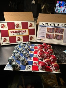 Vintage Washington Redskins Dallas Cowboys Checkers Spiel NFL Commanders Football - Bild 1 von 8