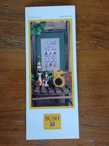 Bush 'Witches Moon" Cross Stitch Thread Pattern Chart Only - Picture 1 of 3
