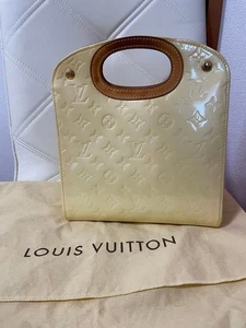 Bolso de Mano Louis Vuitton Maple Drive Amarillo Limón Cuero Vernis Logo Usado - Imagen 1 de 8
