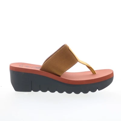 Fly London Yomu YOMU725FLY-009 Womens Brown Leather Wedges Sandals Shoes 41 - Image 1 of 4