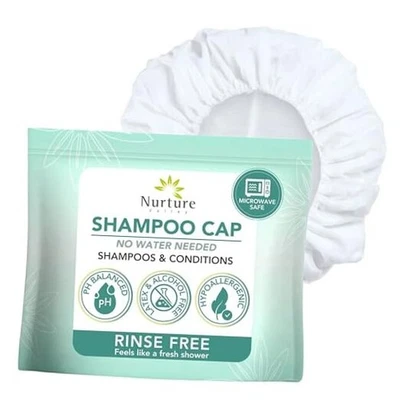 No Water Rinse Free Shampoo Cap by Nurture | Microwavable 1 Count (Pack of 6) - Image 1 of 4
