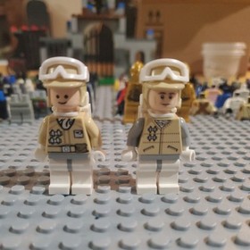 Lego Star Wars Hoth Rebel Trooper Minifigure Lot Of 2 From Set 8083