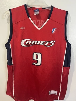 Houston Comets Janeth Arcain WNBA Large #9 Jersey - Image 1 of 4
