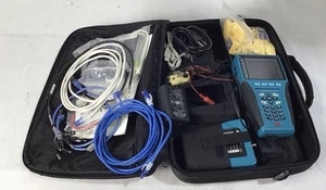 FOR PARTS TEST-UM Validator NT905 Network LAN Ethernet Tester & Remote w/Case - Picture 1 of 6