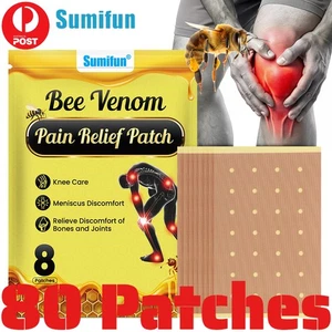80 X Bee Venom Pain Relief Patch Back Sticker Knee Joint Bone Ache Herbs Plaster - Bild 1 von 13