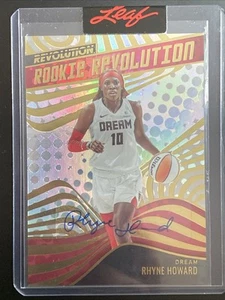 Rhyne Howard auto 2022 Revolution WNBA ROOKIE RC autografo Atlanta Dream - Foto 1 di 4