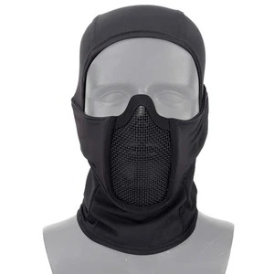 Balaclava Airsoft Mesh Mask, Ninja Style Full Face Protection Hood for Cs War... - Picture 1 of 9
