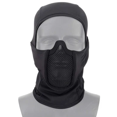 Balaclava Airsoft Mesh Mask, Ninja Style Full Face Protection Hood for Cs War... - Image 1 of 4