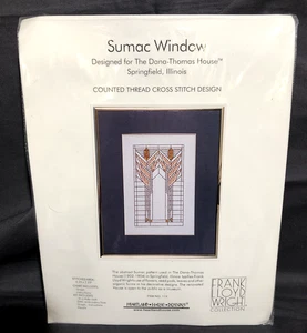 Frank Lloyd Wright "Sumac Window" Kreuzstich-Set Heartland House Designs - Bild 1 von 5