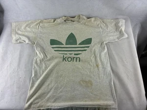 Vintage 90's New Metal Band Korn Adidas T-Shirt, Size Med., Circa 1998 - Bild 1 von 14