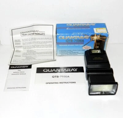 QUANTARAY QTB-7500A CAMERA FLASH with Module for CANON - Image 1 of 2