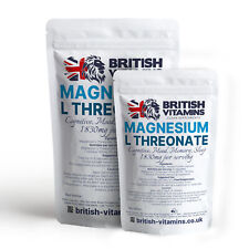 Magnesium L Threonate Clean Genuine Capsules 1830mg serving Premium Minerals