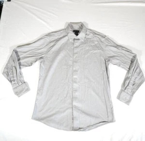 Structure Button Up Shirt Adult Medium 38-40 Gray Long Sleeve Mens - Picture 1 of 11