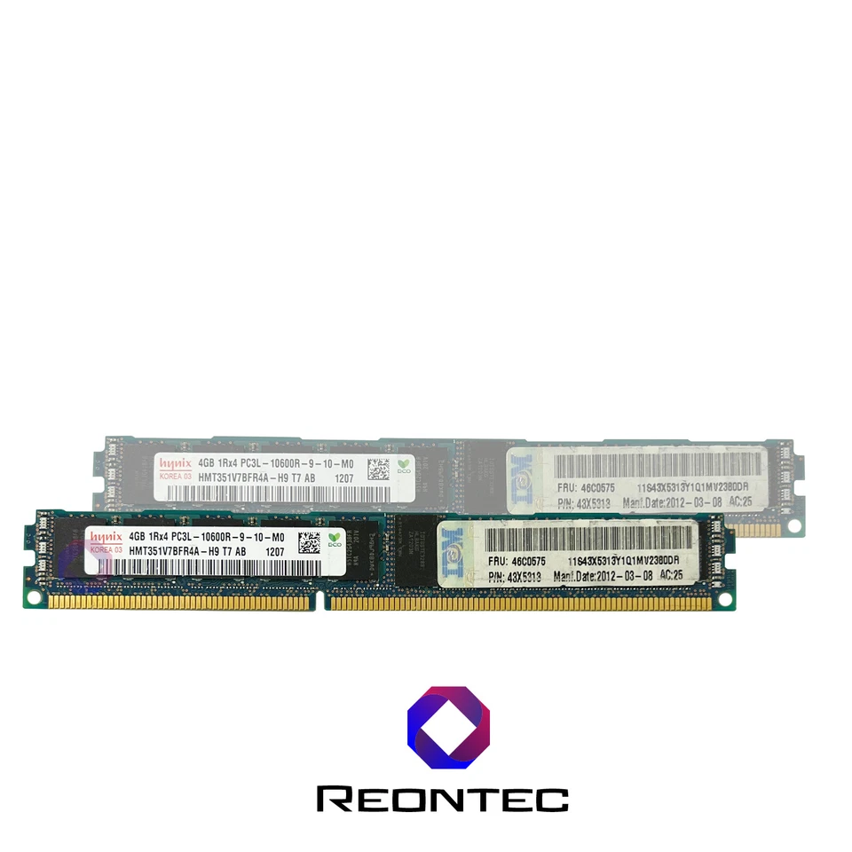 4GB SERVER RAM HYNIX PC3L - 10600R DDR3L HMT351V7BFR4A-H9 1Rx4 - Immagine 1 di 1
