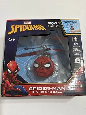 SPIDER-MAN Marvel ~ Motion Sensing Flying UFO Ball - Image 1 of 4
