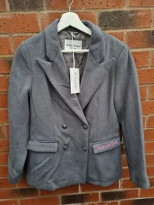 The Faery Whispers Women’s Blazer Jacket Medium Grey Size Small BNWT - Picture 1 of 10