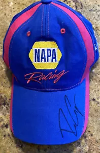 NAPA Racing Breast Cancer Susan G Komen Hat Cap Ron Capps Autographed - Picture 1 of 11