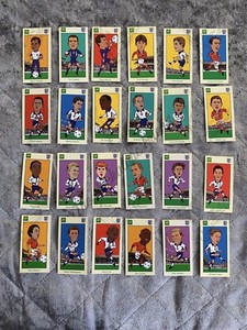 BP FIFA World Cup 1998 France England Team Caricature Collection Trading Cards