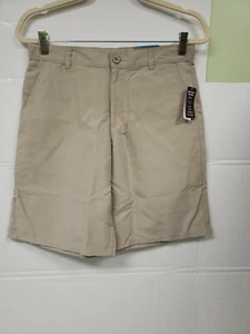 Dockers Boys Performance Khaki Beige Shorts Adjustable Waist Pockets Sz 18 NWT  - Picture 1 of 11