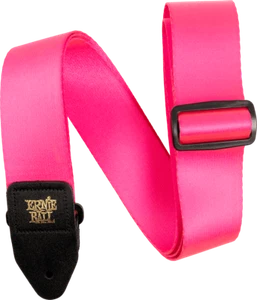 COURROIE GUITARE ERNIE BALL 5321  PREMIUM ROSE FLUO - Picture 1 of 1