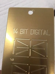 14 SEGMENT DIGITAL READOUT ALPHABET STRIP FOR NEW HERMES PANTOGRAPH FONT LOOK ! - Picture 1 of 12