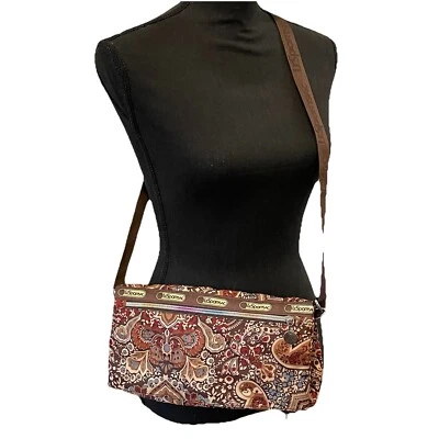 Vintage TOKIDOKI For Lesportsac Crossbody Or Shoulder Bag Paisley Rainbow Zipper - Image 1 of 4