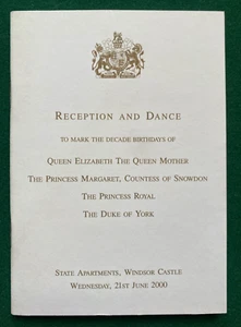 Antique Royal Birthday Programme Queen Mother Princess Margaret Duke York - Picture 1 of 16