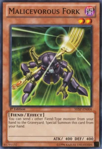 Malicevorous Fork - SHSP-EN004 - Common - Mixed Editions - YuGiOh - Picture 1 of 4