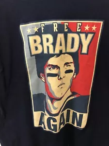 Camiseta Free Brady Again Para Hombre X-Grande Azul-New England Patriots-Tom Brady - Imagen 1 de 4