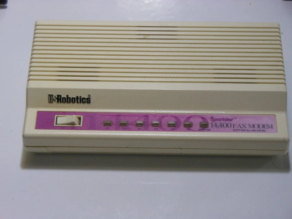MÓDEM FAX ROBÓTICA EE. UU. 14.4 SPORTSTER 000268 diez disponibles. Foto 1 de 1