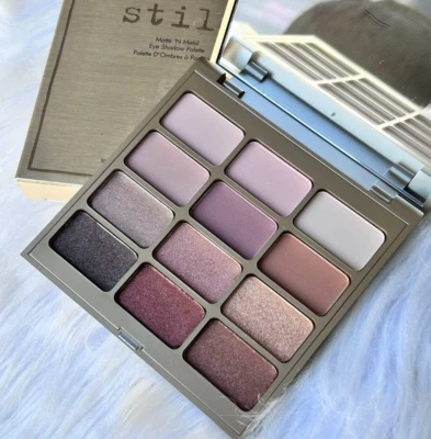 New Stila Eye Shadow Palette~Matte' N Metal~Full size 12g~Discontinued Rare - Image 1 of 4