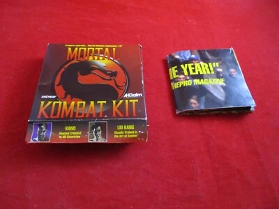 Mortal Kombat Kit Sega Genesis Game Boy SNES Promo Kit Caja VACÍA y Póster SOLO Foto 1 de 4