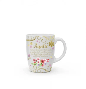 New boxed Auntie present gift fine china mug coffee cup Free P+P - Picture 1 of 3