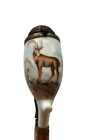 Vintage Porcelain Hunter's Pipe, Stags Deer, Antelope, Gazelle ?? African?