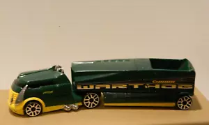 Vintage Hot Wheels 2002 Detachable Cab Trailer Big Rig Car Carrier Mattel - Picture 1 of 5