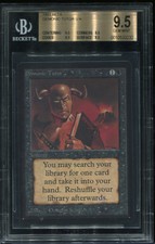 Demonic Tutor Beta BGS QUAD 9.5  MTG magic #2509