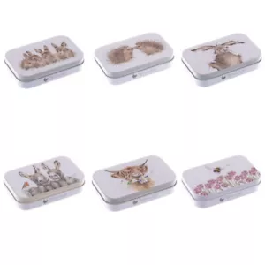 Wrendale Designs Illustrated Mini Trinket Tins - Choice of Illustrations - Foto 1 di 8