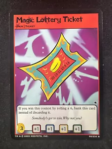 Neopets TCG 66/234 Magic Lottery Set base articolo non olografico raro quasi nuovo - Foto 1 di 2