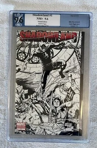 PGX Calificado 9.6 Casi Nuevo ShadowLand Blanco y Negro Edición Variante #1 ESTUCHE DAÑADO - Imagen 1 de 10