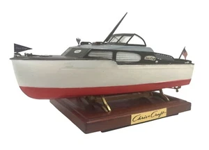 Chris Craft Modelo Barco Express Crucero Construido Yate Modelo 10" Largo Base Personalizada - Imagen 1 de 5