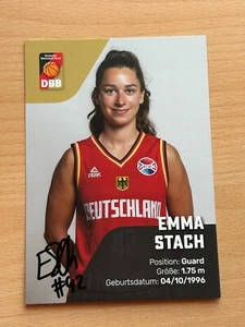 Emma Stach DBB Basketball Autogrammkarte original signiert #8149 - Picture 1 of 1