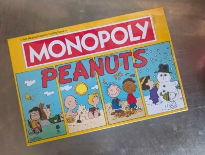 MONOPOLY PEANUTS Limited Edition Sealed In Shrink Wrap NEW UNOPENED SNOOPY - Image 1 of 2