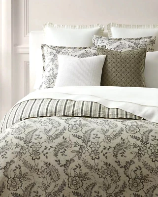 RALPH LAUREN Sara Floral Paisley Reversible 3-Pc Comforter Set Cotton King $430 - Image 1 of 4