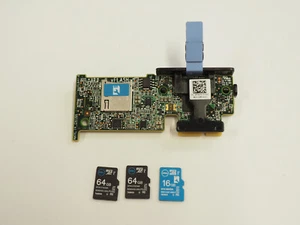 Dell RT6JG Internal Dual SD Card Reader Module w/2 x 64Gb 1 x 16G Micro SD Cards - Picture 1 of 6