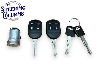 07-12 Fusion Ignition Lock Cylinder Switch With 2 Remote Keys New - Image 1 of 4