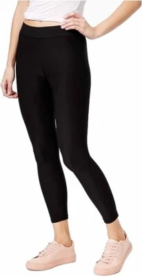 Hue Women's Exposed Waistband Active Capri Leggings MEDIUM 8-10  w29" - Image 1 of 4