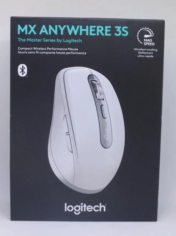 Logitech - MX Anywhere 3S Compact Performance Mouse brown box open box - Image 1 of 1