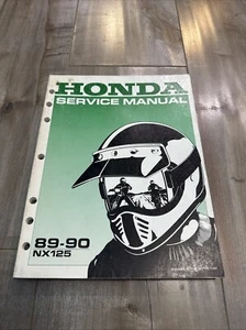 Honda Factory Service Manual 1989-1990 NX125 61KY702 - Picture 1 of 4