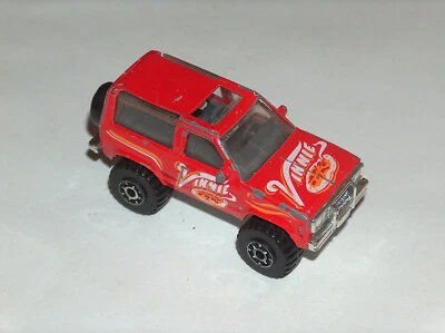1987 Matchbox Int L 1:57 Ford Bronco II Vinnie's Pizza Modellino Camion Cina Fr - Immagine 1 di 4
